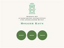 Tablet Screenshot of holgerkaus.com